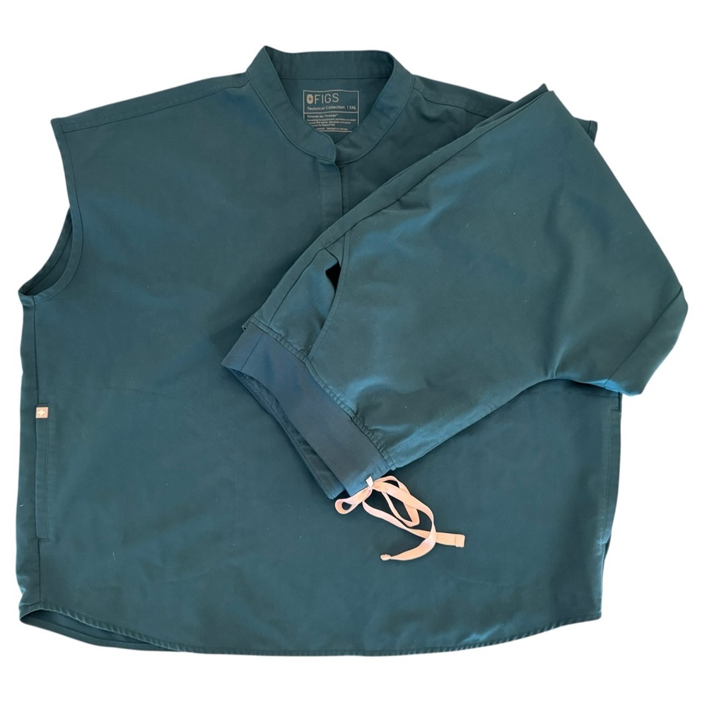 Figs Caribbean Blue Scrub Set